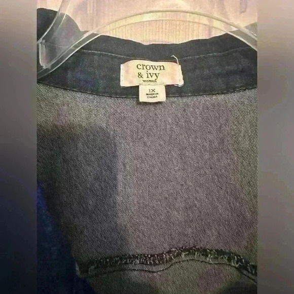 Denim Jacket 1X - Picture 2 of 3